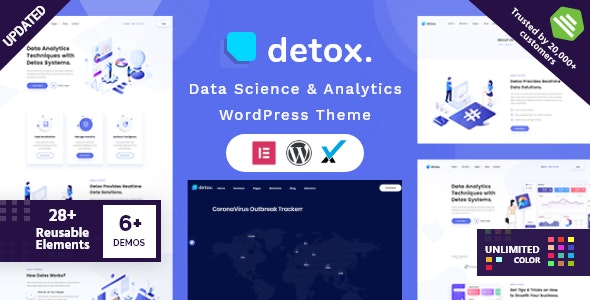 Detox - Data Science & Analytics WordPress Theme