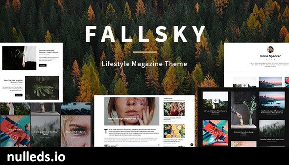 Fallsky - Lifestyle Magazine Theme with Shop