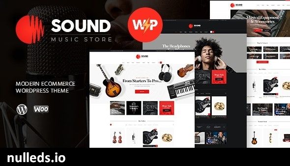 Sound | Musical Instruments Online Store WordPress Theme