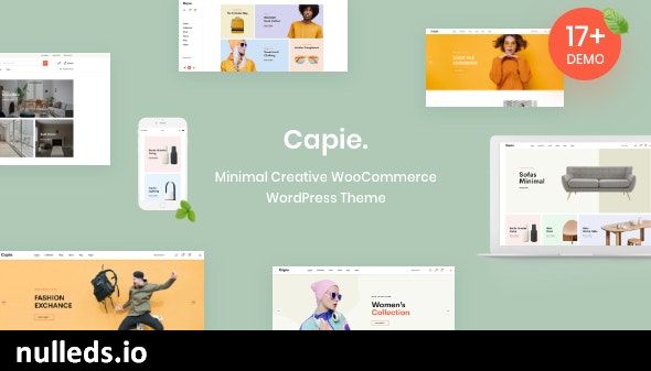 Capie - Minimal Creative WooCommerce WordPress Theme