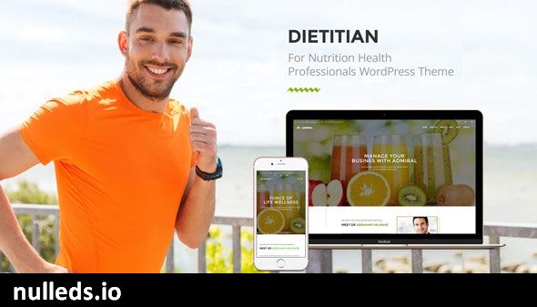 Dietitian - Nutrition Health Professionals WordPress Theme