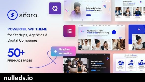 Sifara - Startups & Agencies WordPress Theme
