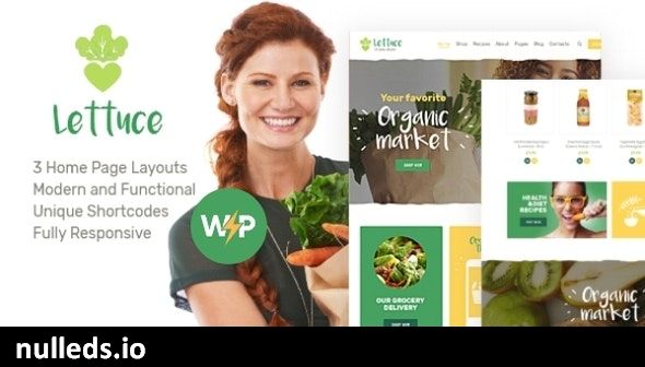 Lettuce | Organic Food & Eco Online Store Products WordPress Theme