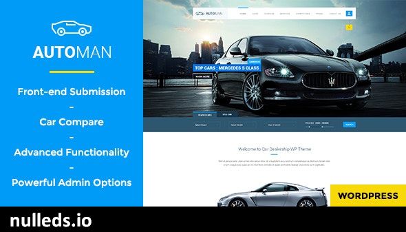 Automan - Advanced Car Dealer WordPress Theme