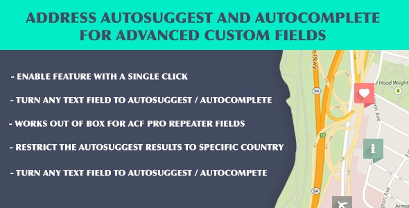 ACF Address Autosuggest and Autocomplete