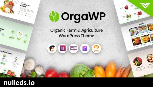 OrgaWP - Organic Farm & Agriculture WordPress Theme