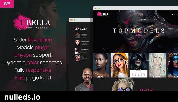 UBella - Model Agency WordPress Theme