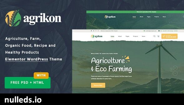 v1.2.3 Agrikon - Organic Food & Agriculture WooCommerce Theme