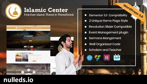 Islamic Center -  WordPress Religious Theme