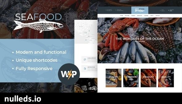 Seafood Company & Fish Restaurant WordPress Theme