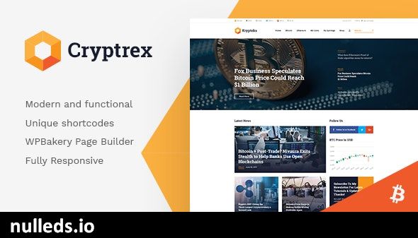 Cryptrex | Cryptocurrency & Mining WordPress Theme