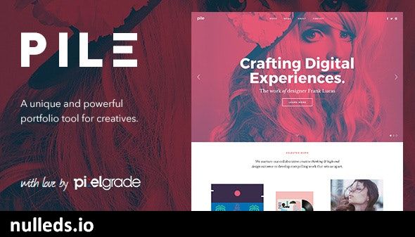 PILE - An Uncoventional WordPress Portfolio Theme