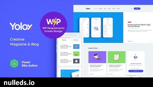 Yolox | Modern WordPress Blog Theme for Business & Startup