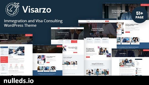 Visarzo – Immigration and Visa Consulting WordPress Theme