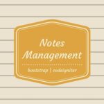 Personal Notes Management System