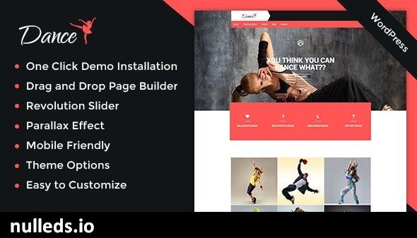 Dance Academy WordPress Theme