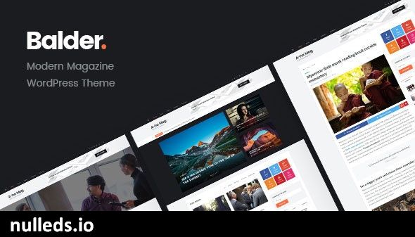 Balder - Modern Magazine WordPress Theme