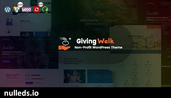 GivingWalk – Multipurpose Nonprofit WordPress Theme