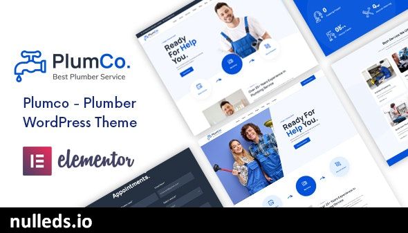 Plumco - Plumber WordPress Theme