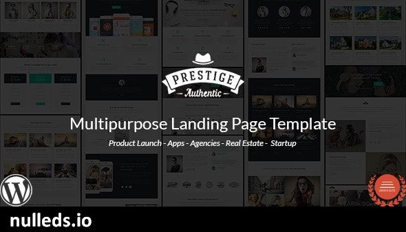 Prestige - Multi Purpose WordPress Landing Pages