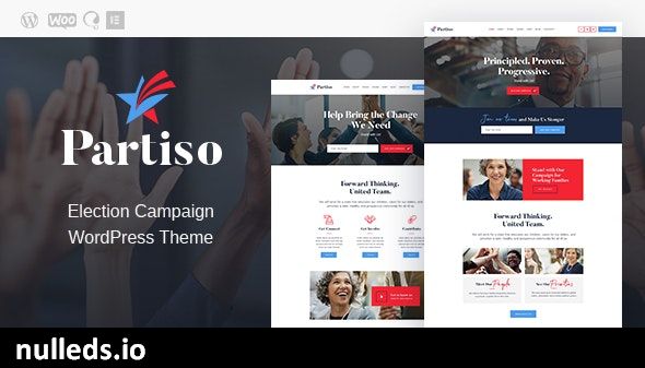 Partiso | Political WordPress Theme for Party & Candidate