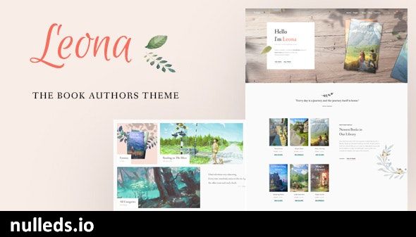 Leona - WordPress Theme for Book Writers and Authors