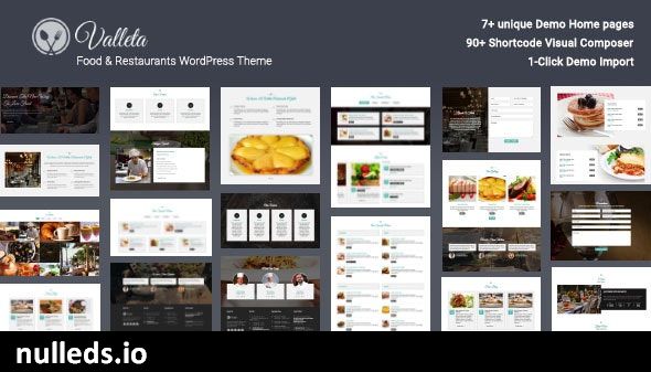 Valleta - Food & Restaurants WordPress Theme
