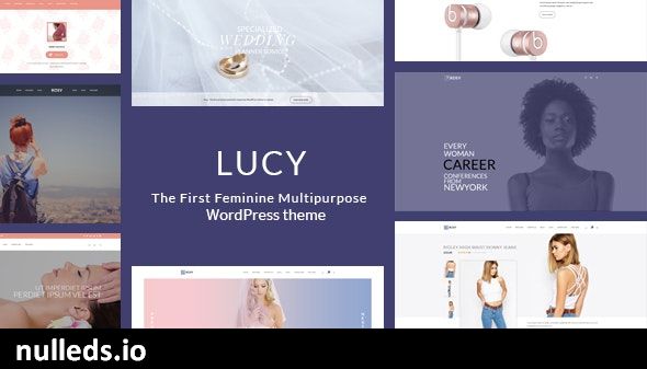 LUCY – Elegant Multipurpose Feminine WordPress Theme