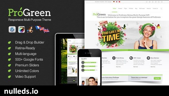 ProGreen - Retina Responsive Multi-Purpose Theme