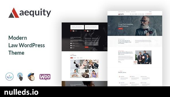 Aequity - Law WordPress Theme