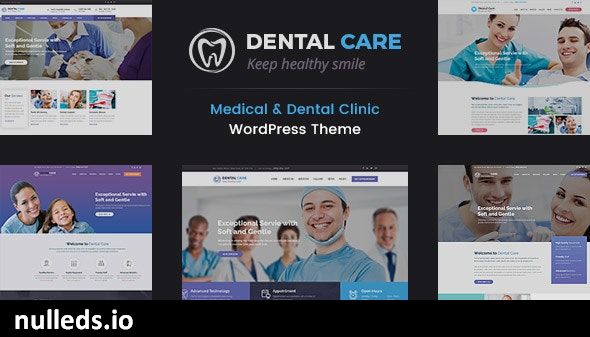 Dental Care - Teeth Clinic WordPress Theme