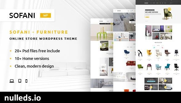 Sofani - Furniture Store WooCommerce WordPress Theme