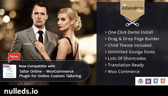 Alteration Shop - WordPress WooCommerce Theme for Tailors