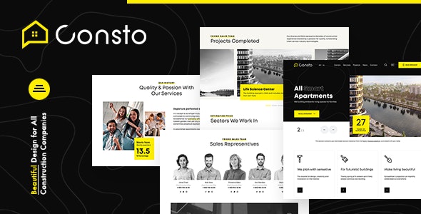 Consto | Industrial Construction Company Theme