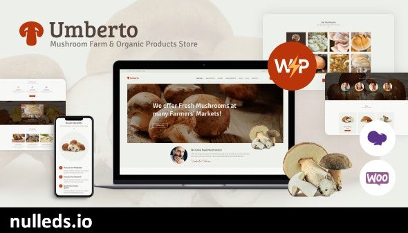 v1.3.0 Umberto - Mushroom Farm & Organic Products Store WordPress Theme