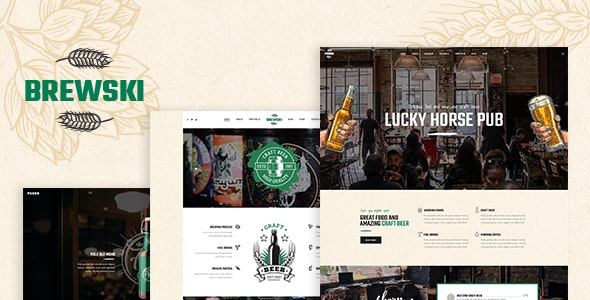 Brewski - Pub and Brewery Theme