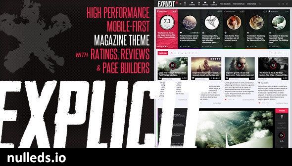 Explicit - High Performance Review/Magazine Theme