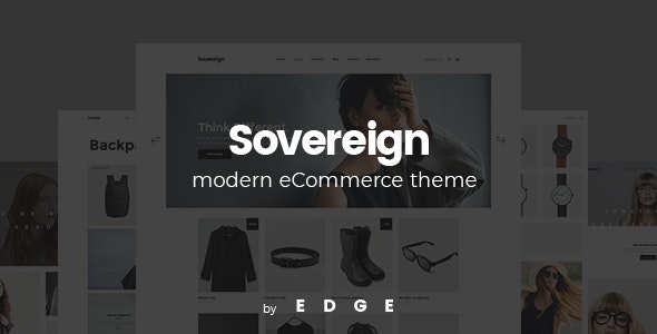 Sovereign - Minimal Fashion & Clothing Store Theme