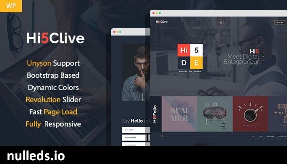 Hi5Clive - Digital Marketing Entrepreneur WordPress Theme