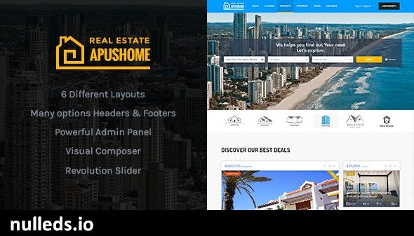 ApusHome - Real Estate WordPress Theme