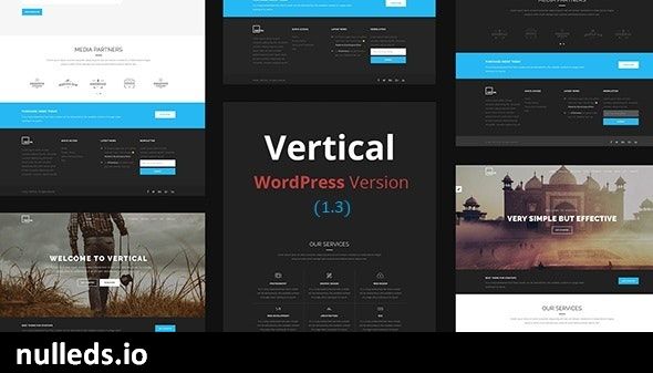 Vertical- One Page Multipurpose WordPress Theme