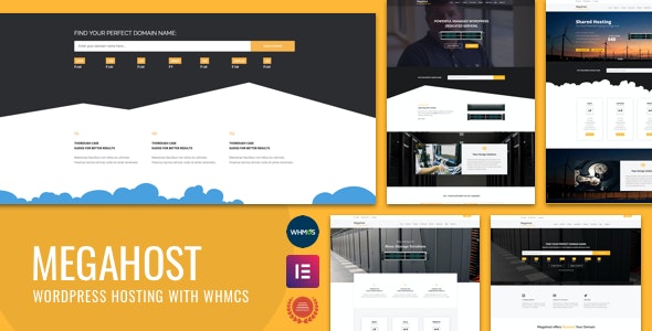 Hosting WordPress theme with WHMCS - MegaHost