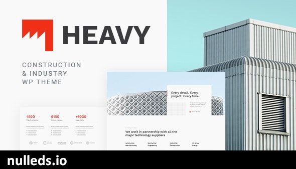 Heavy - Industrial WordPress Theme