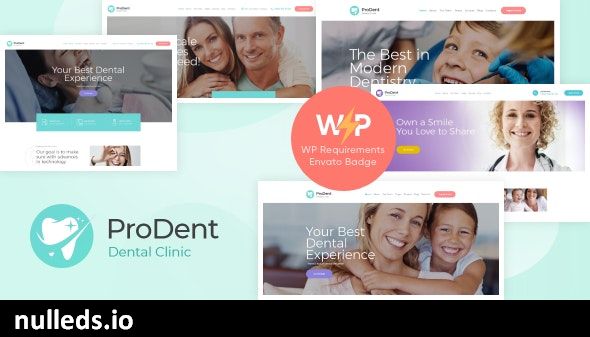 ProDent | Dental Clinic & Healthcare Doctor WordPress Theme + Elementor