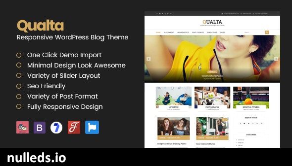 Qualta - Responsive WordPress Blog Theme