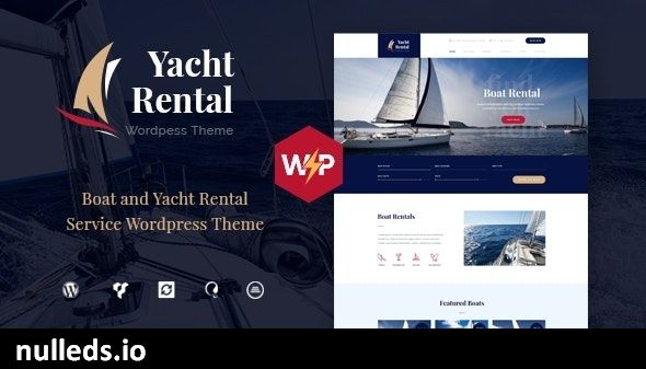 Yacht and Boat Rental Service WordPress Theme