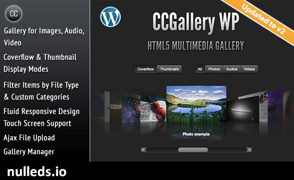 CCGallery WP - Multimedia Gallery Wordpress Plugin