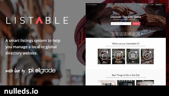 LISTABLE – A Friendly Directory WordPress Theme