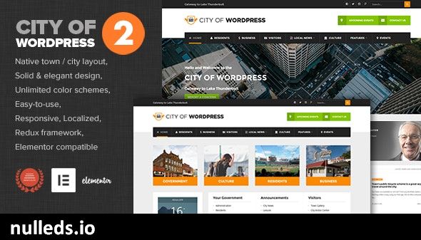 City of WP - Municipal & Local Government Theme