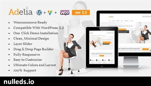 Adelia - Corporate Business WordPress Theme